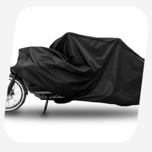 Housse de pluie intégrale pour vélo-cargo